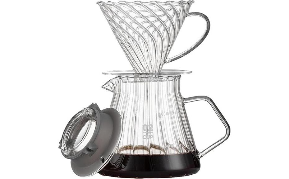 glass coffee dripper review