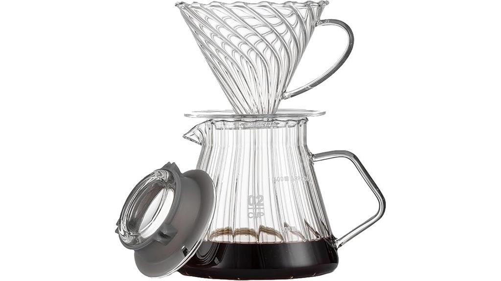 glass coffee dripper review