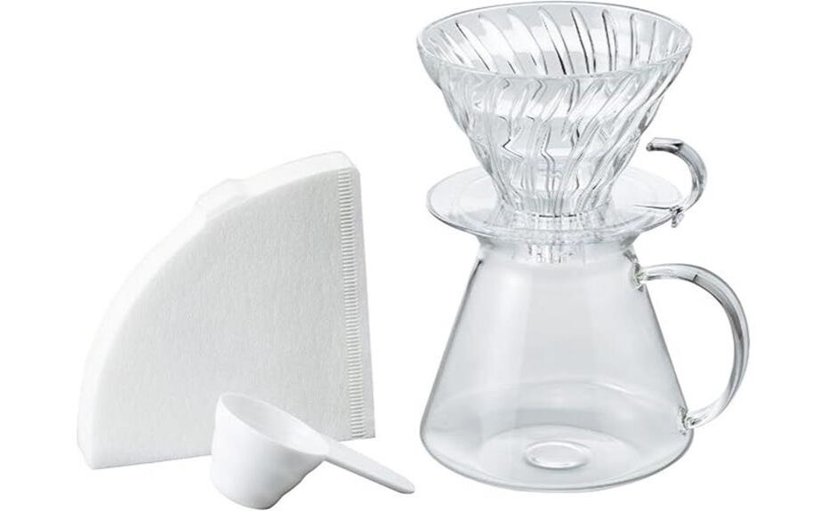 glass pour over coffee set