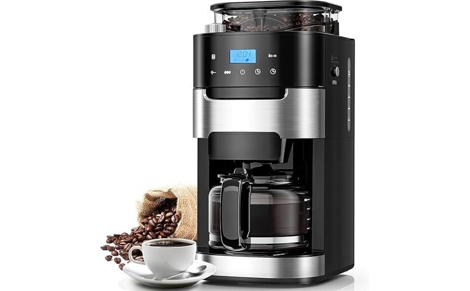 grinder equipped coffee maker