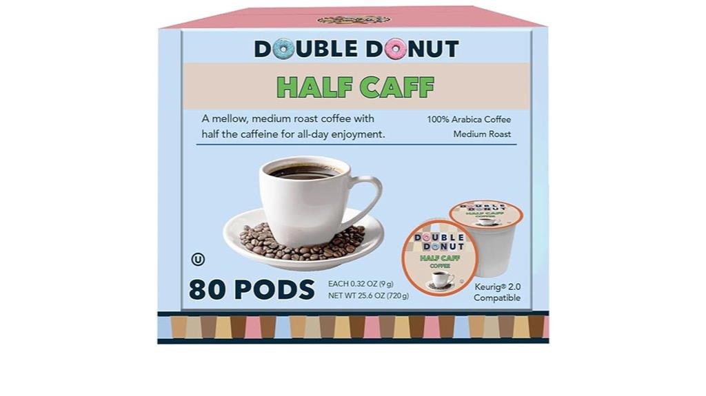 half caff coffee pods