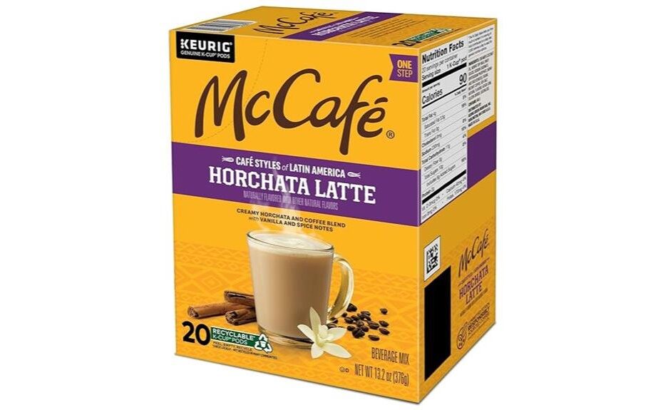 horchata latte coffee pods