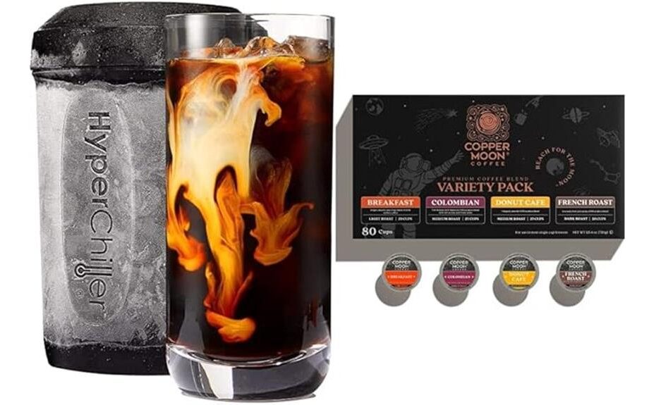 iced coffee cooling device