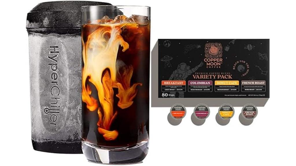 iced coffee cooling device