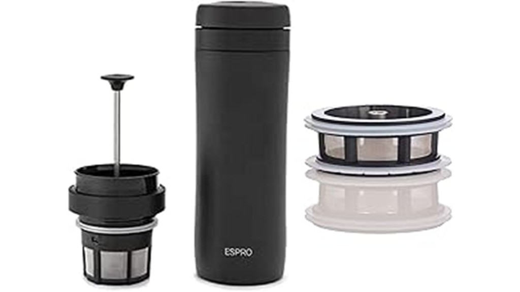 insulated french press brewing