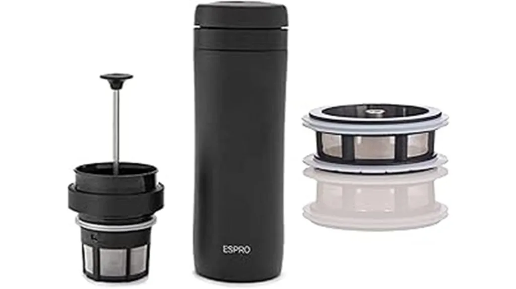 insulated french press brewing