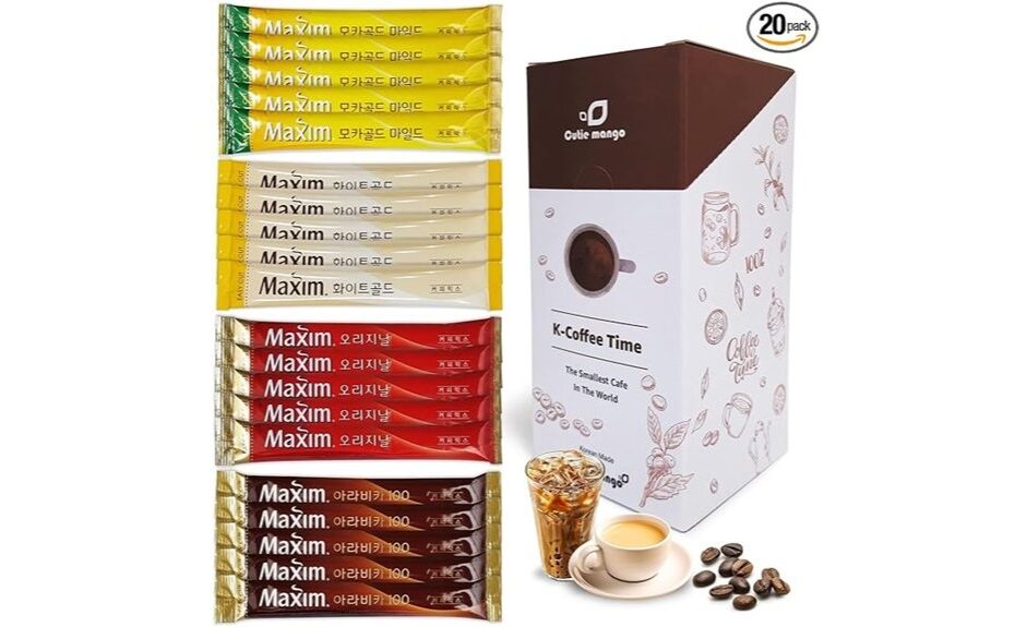 korean coffee mix variety