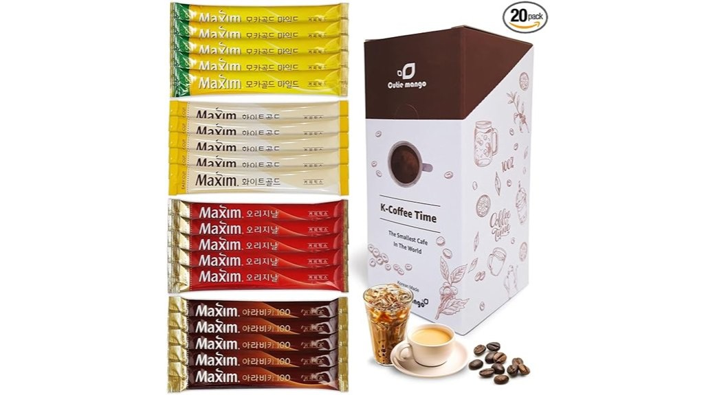 korean coffee mix variety