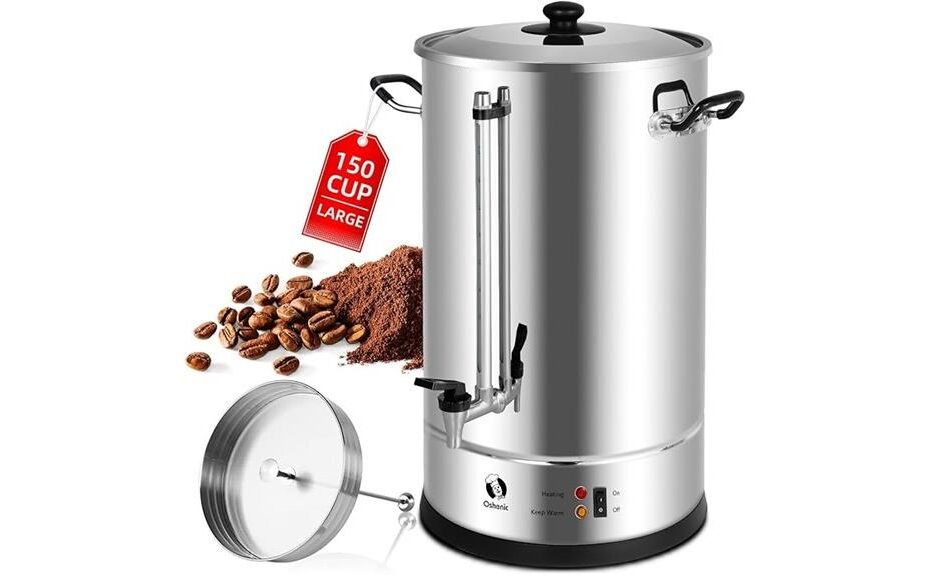 large capacity coffee urn