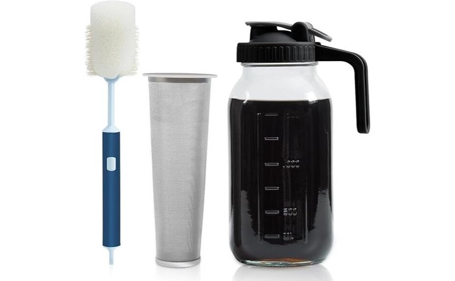 large glass coffee pitcher
