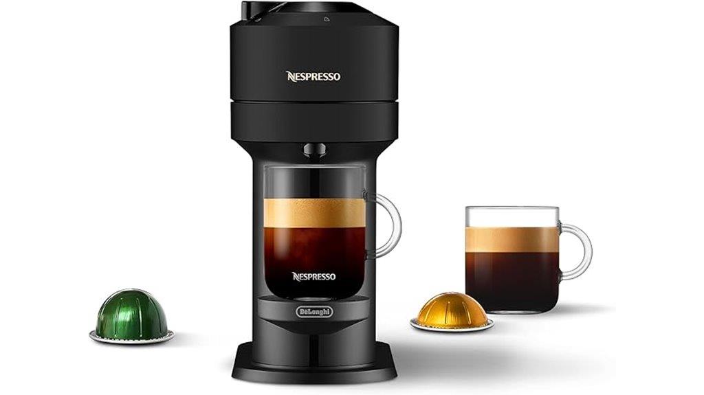 matte black coffee machine