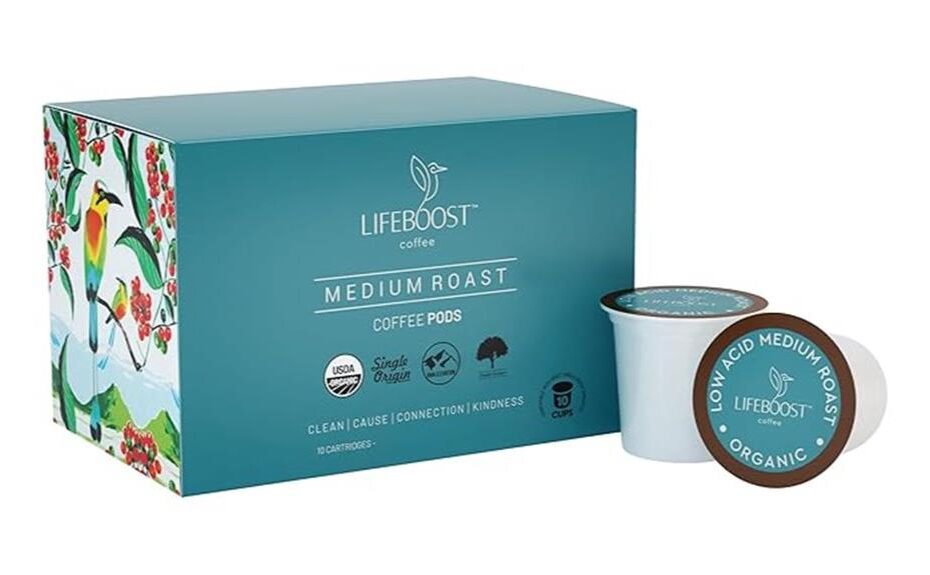 medium roast coffee pods