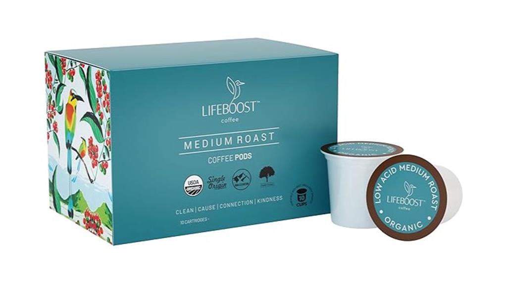 medium roast coffee pods
