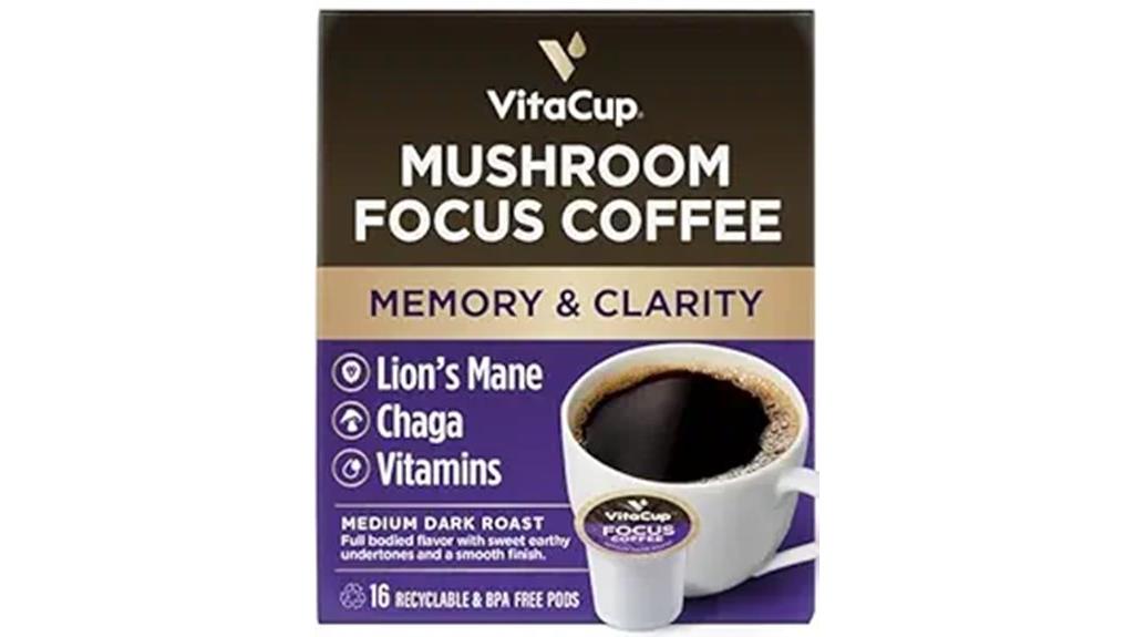 mushroom coffee pods review