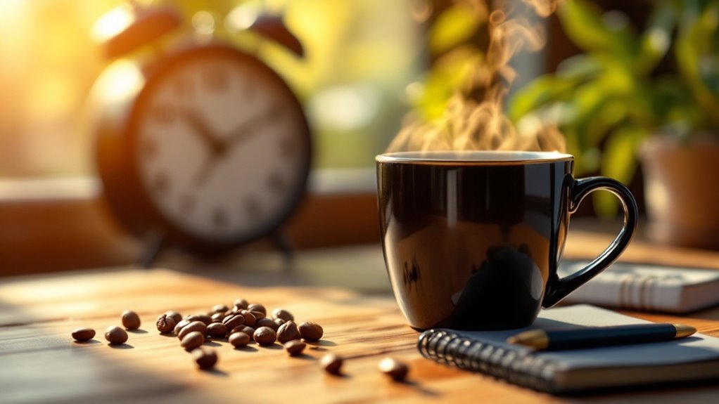 optimal coffee timing alertness
