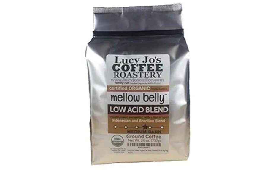 organic mellow belly friendly coffee