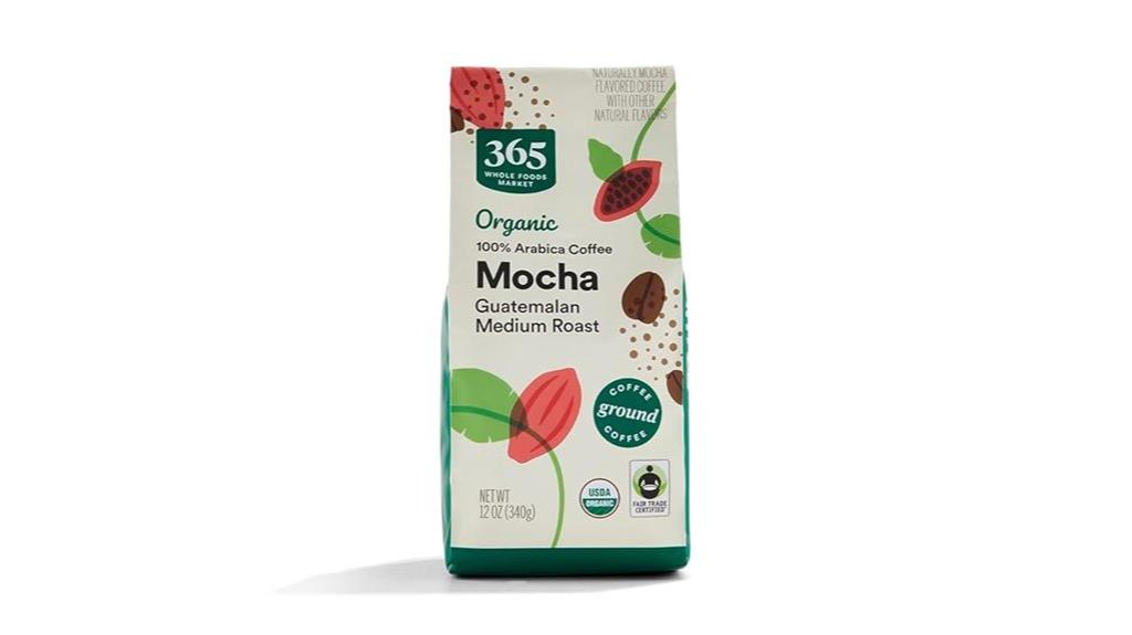 organic mocha ground coffee