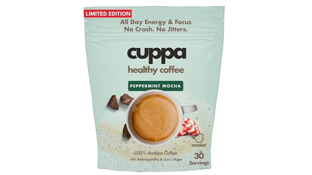 peppermint mocha mushroom coffee