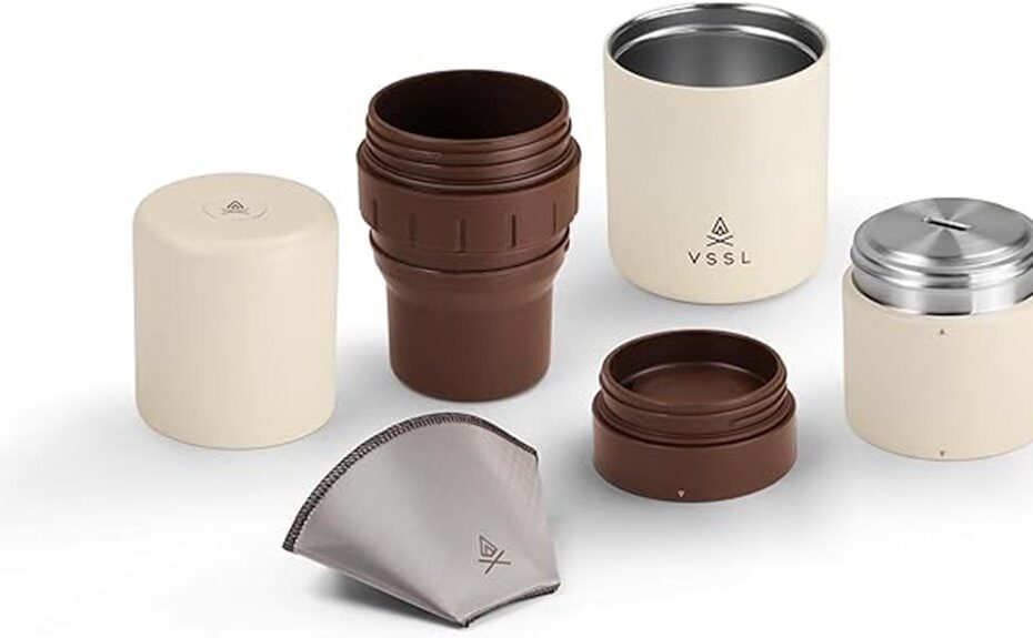 portable coffee brewing kit
