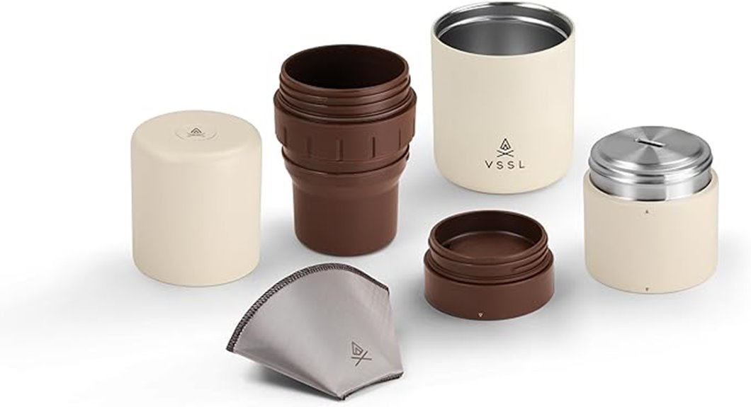 portable coffee brewing kit