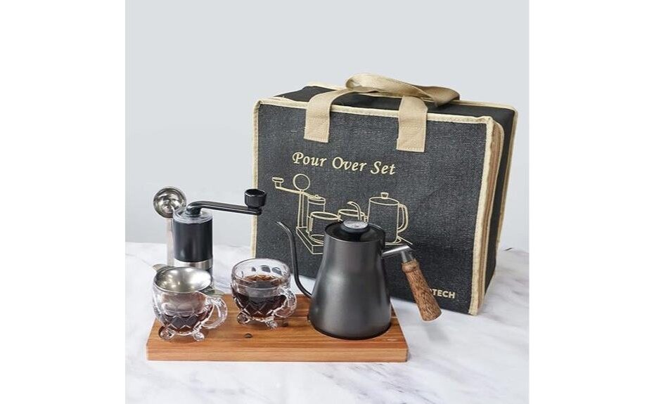 portable coffee maker set