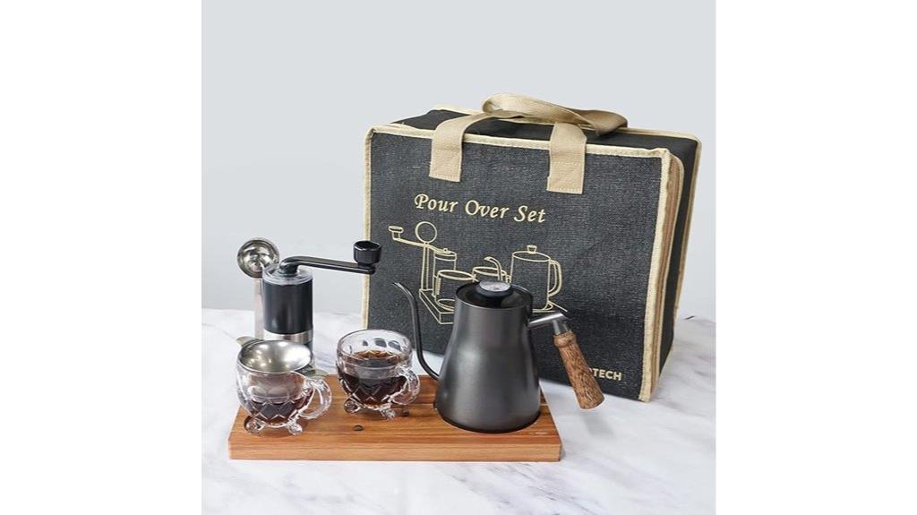portable coffee maker set