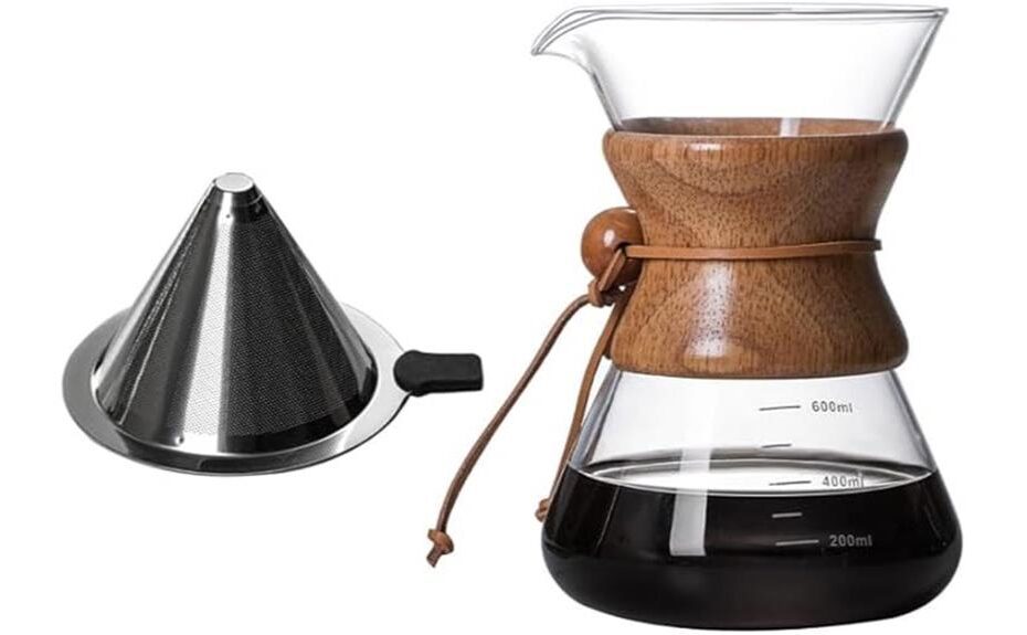 pour over coffee brewing method