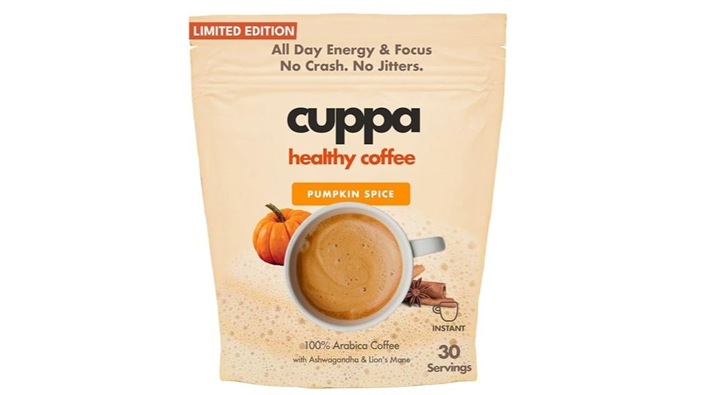 pumpkin spice mushroom coffee