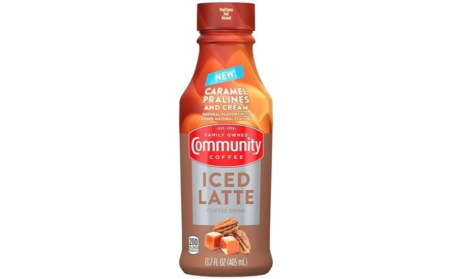 rich caramel praline flavor