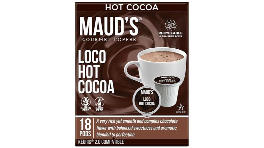 rich dark chocolate flavor