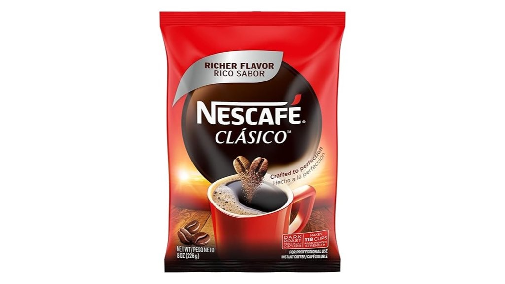 rich dark instant coffee