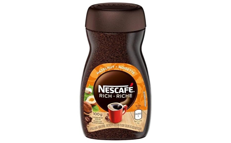 rich hazelnut coffee flavor