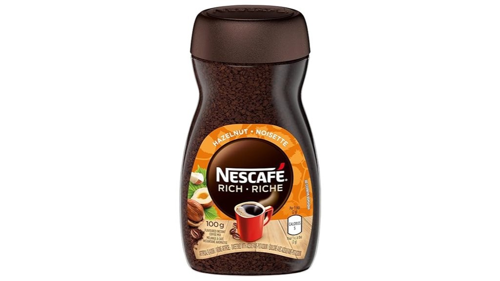 rich hazelnut coffee flavor