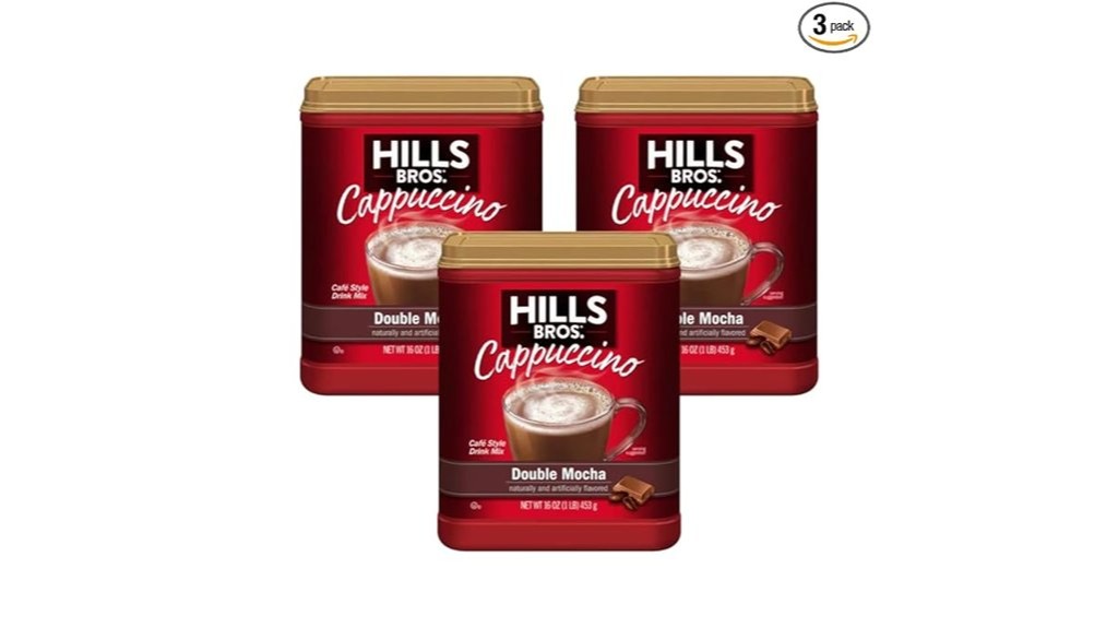 rich mocha cappuccino flavor