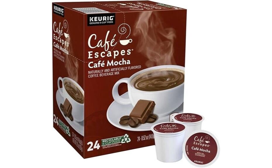 rich mocha coffee pods