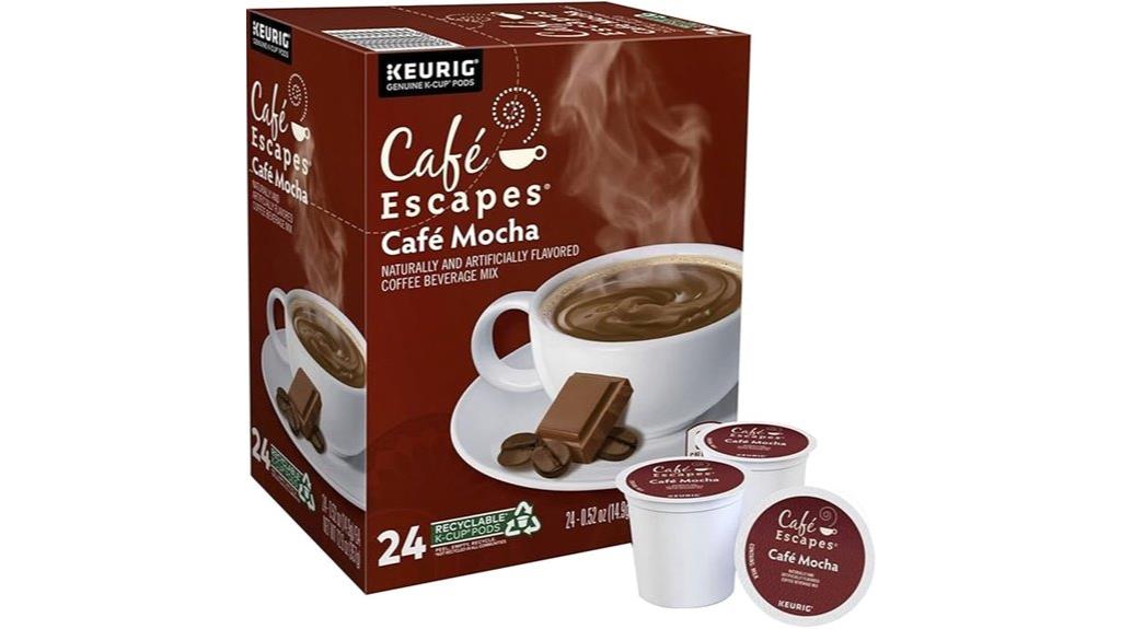 rich mocha coffee pods