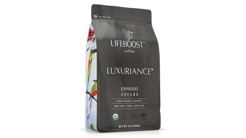 rich smooth organic espresso