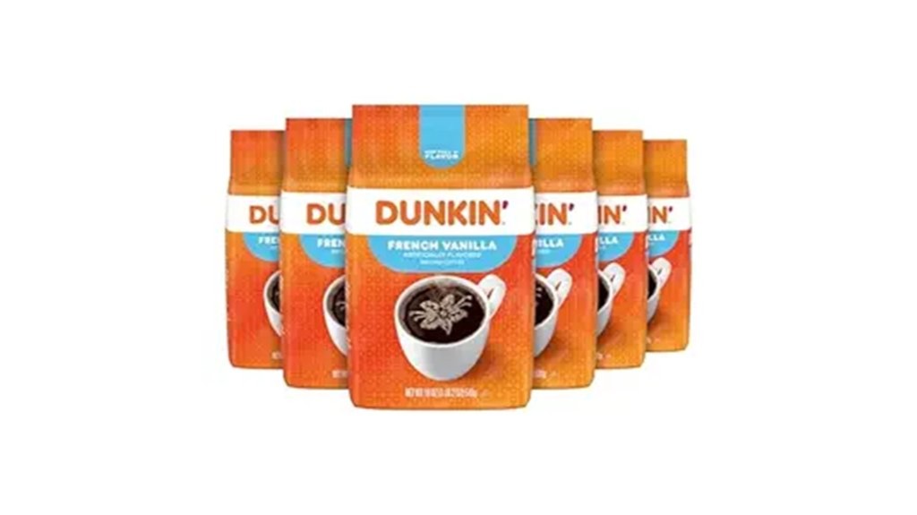 rich vanilla coffee flavor