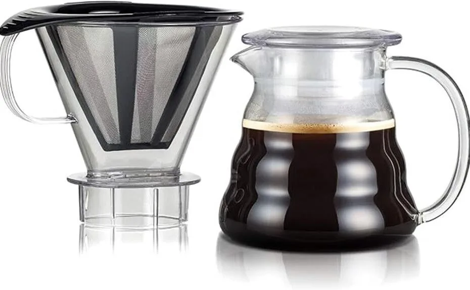 sleek pour over design