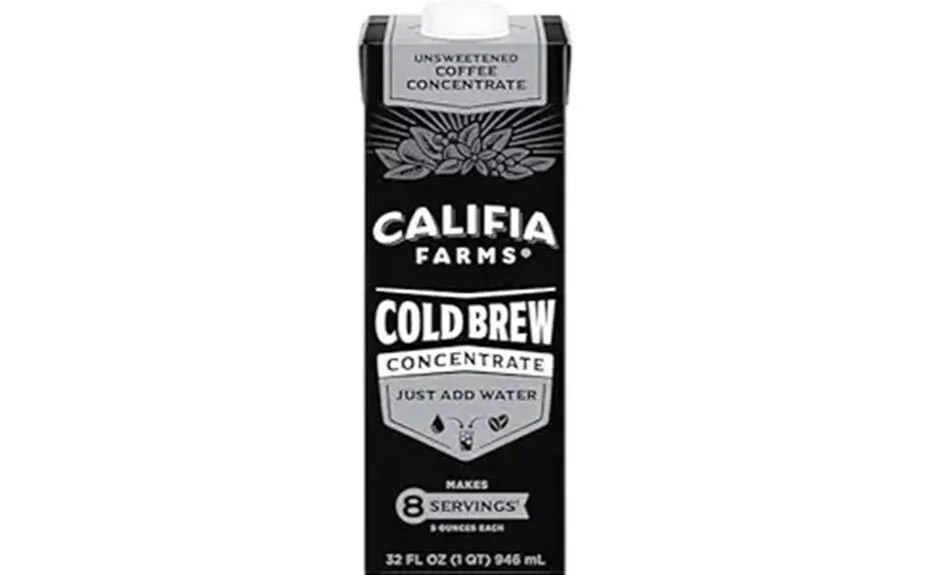 smooth bold coffee concentrate