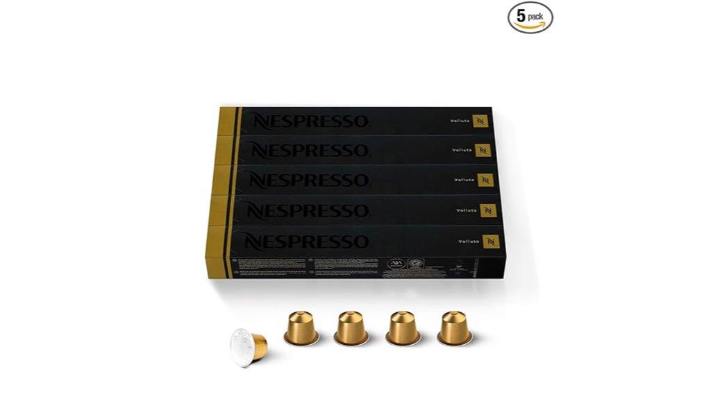 smooth fruity espresso capsules