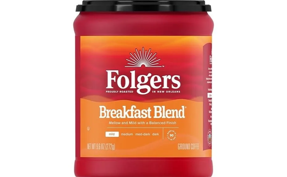 smooth mild breakfast coffee
