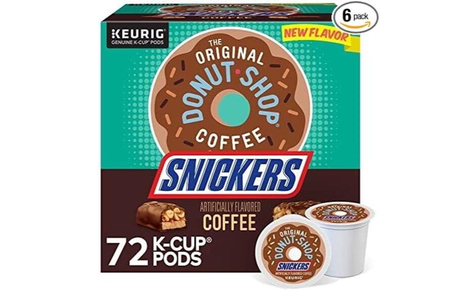 snickers flavored coffee review