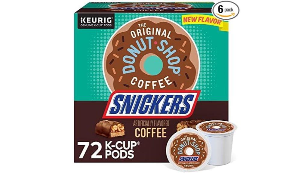 snickers flavored coffee review