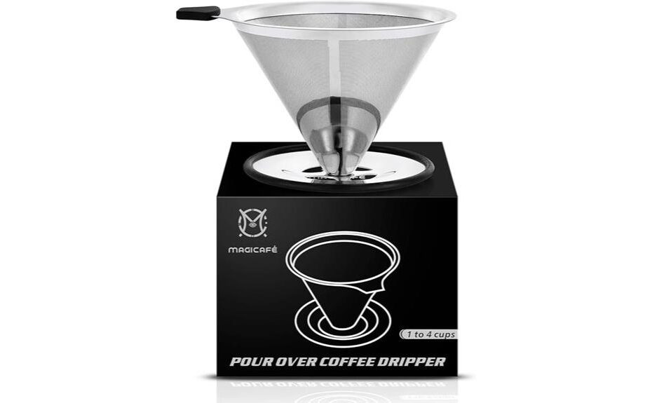 stainless steel coffee dripper