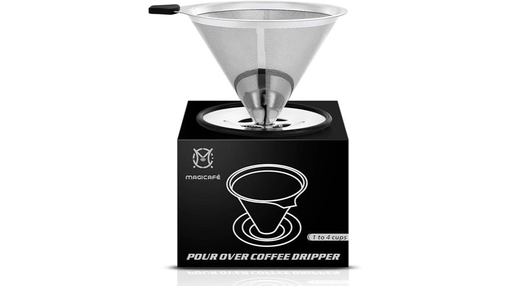 stainless steel coffee dripper