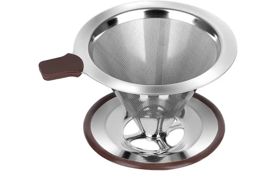 stainless steel coffee dripper