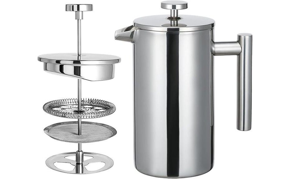 stainless steel coffee maker