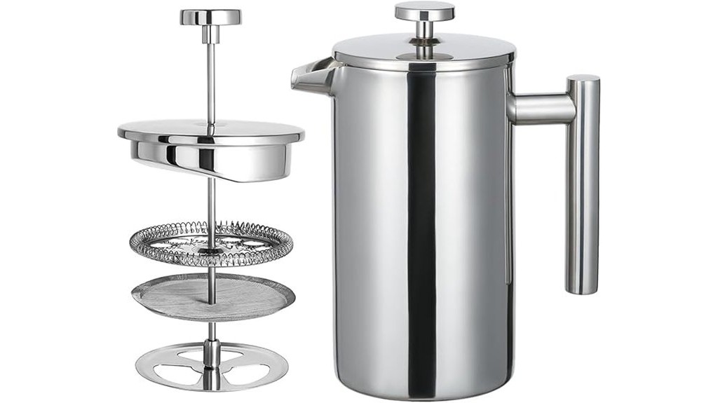 stainless steel coffee maker