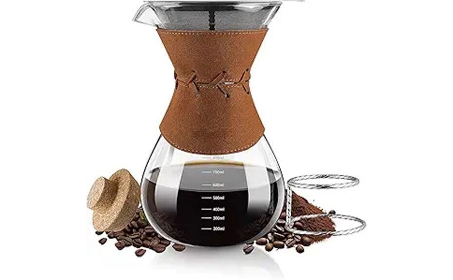stylish functional coffee brewing